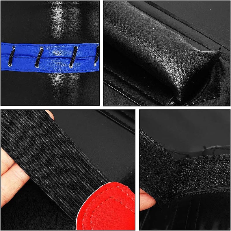 TLBTEK Taekwondo Kick Shield - Muay Thai MMA Karate Kickboxing Training Pads - Curved Leather Strike Shield - Image 5